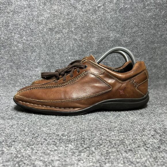 Pikolinos Lace Up Shoes Mens 41 / US 8 Brown Leather Comfort Oxford - Picture 3 of 10
